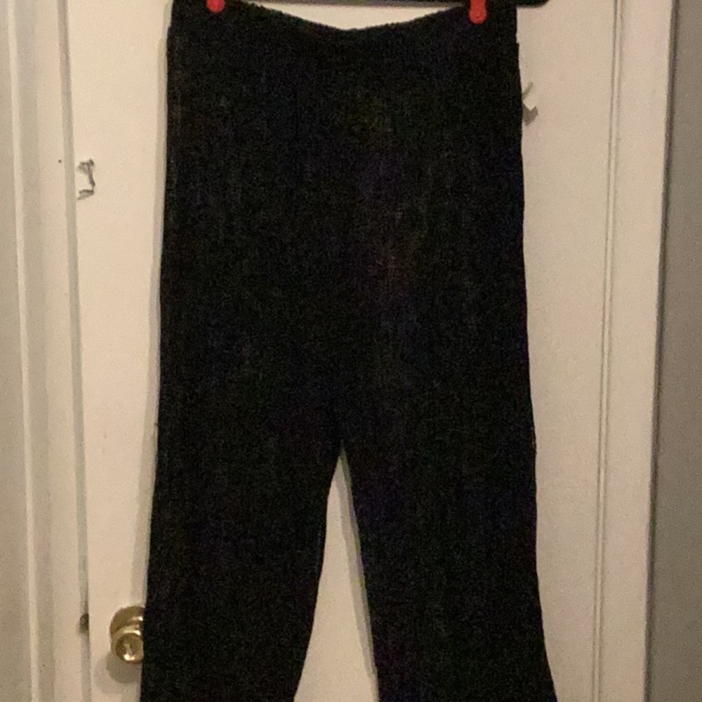 Black 2 Piece Mesh Button Down Swim Coverup with Notched Collar - Picture 11 of 16